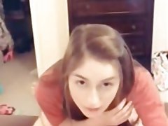 Amateur, Blowjob, Brunette